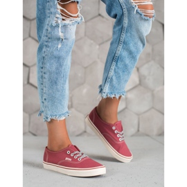 SHELOVET Bekväma sneakers röd 2