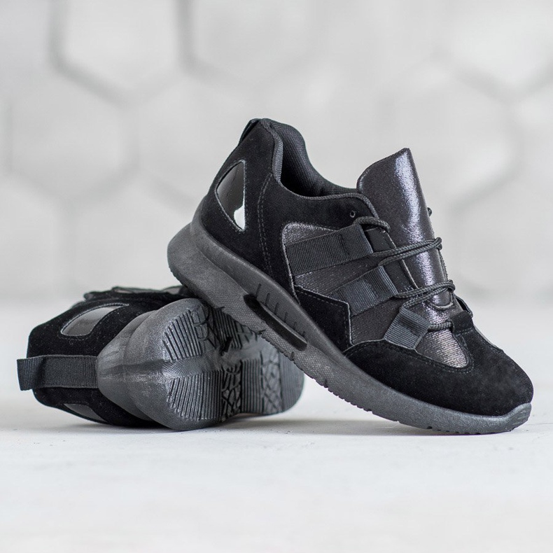 SHELOVET Mockasportskor svart 2