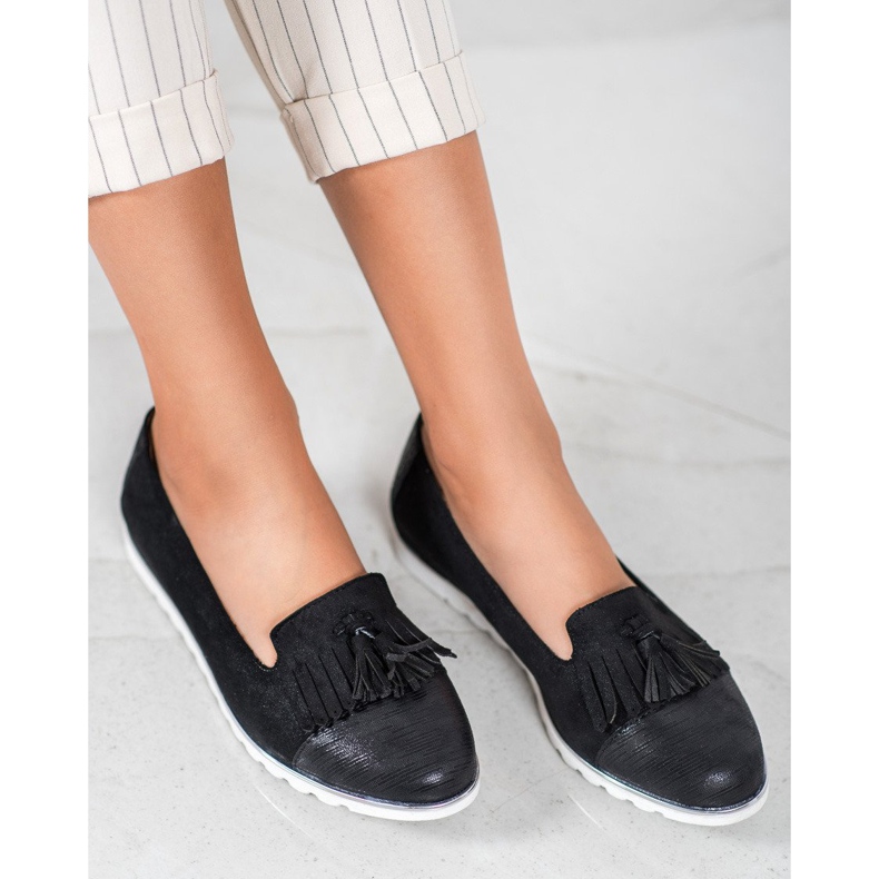 SHELOVET Herrar med utkanter svart 1