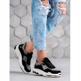 Kylie Zebra Print Sneakers svart mångfärgad 2