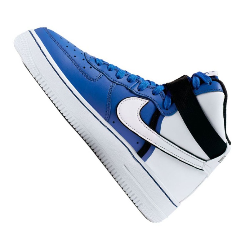 Nike Air Force 1 High LV8 2 Jr CI2164-400 vitblå skor 1