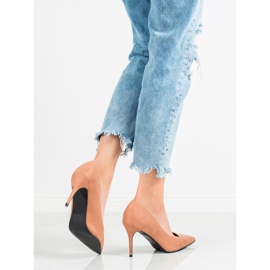 Diamantique Beige höga klackar 2