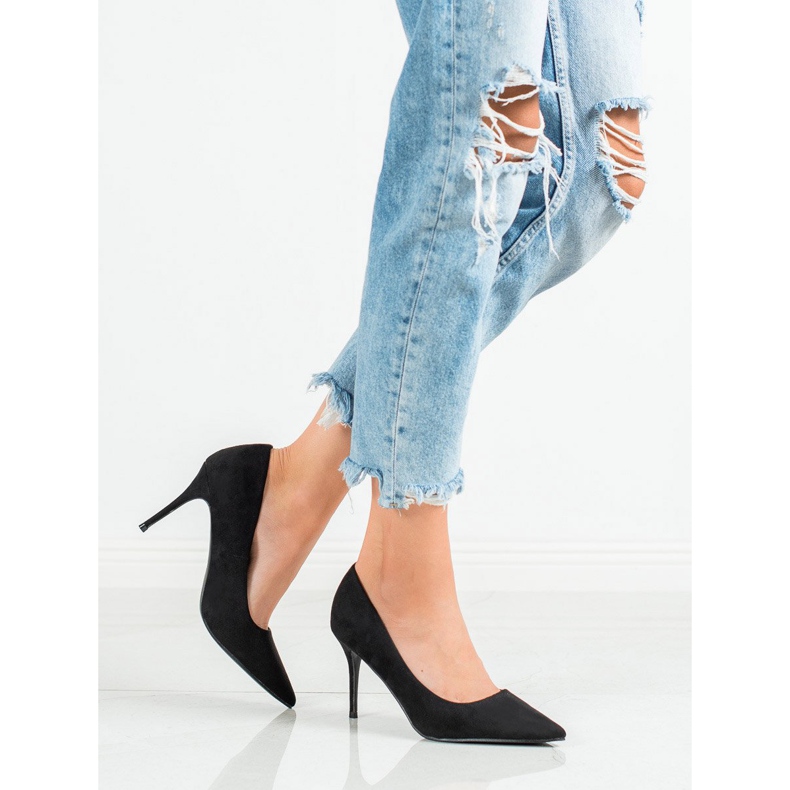 Diamantique Svarta högklackade skor 1