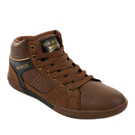 Bruna snörskor för män 15M749 svart 1