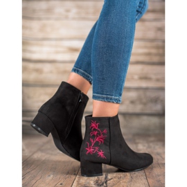 Small Swan Stövlar med applikation svart 1