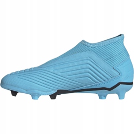 Adidas Predator 19.3 Ll Fg Jr EF9039 fotbollsskor blå blå 2