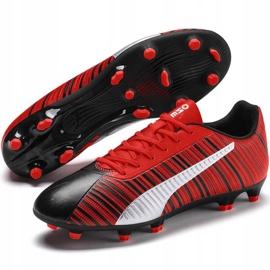 Nike Puma One 5.4 Fg / Ag M 105605-01 fotbollsskor mångfärgad röd 2