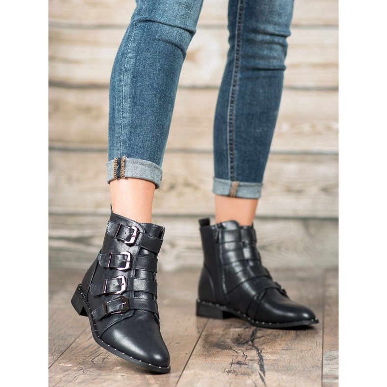 Cm Paris Stövlar med spännen blå 2