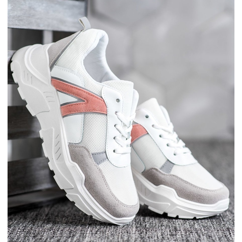 SHELOVET Sportskor vit rosa mångfärgad 2