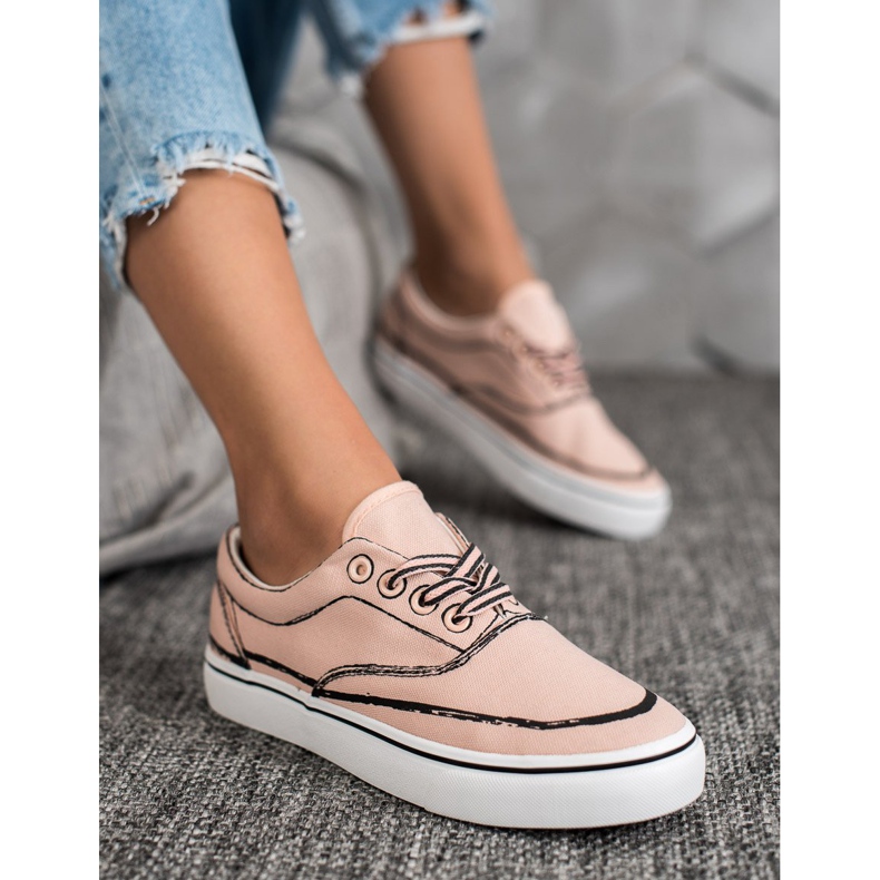 Bestelle Trendiga sneakers rosa 1