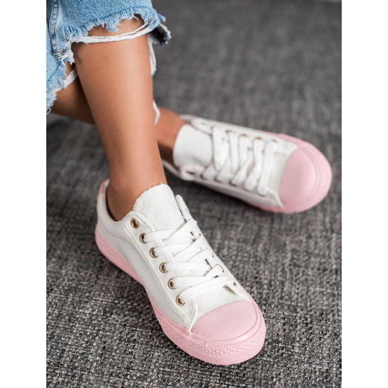 EXQUILY Färgglada sneakers vit 1