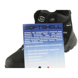 American Club Amerikanska trekking vinterstövlar med membran svart 5