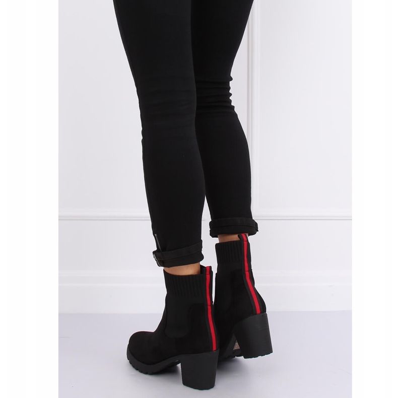 Svart M370 Svarta höga klackar 1