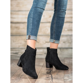 Filippo Klassiska stövlar i mocka svart 1