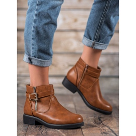 Abloom Bruna stövlar med ekoläder 1