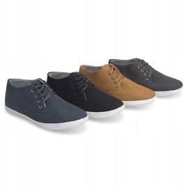 Trendiga höga sneakers 3232 Marinblå 1