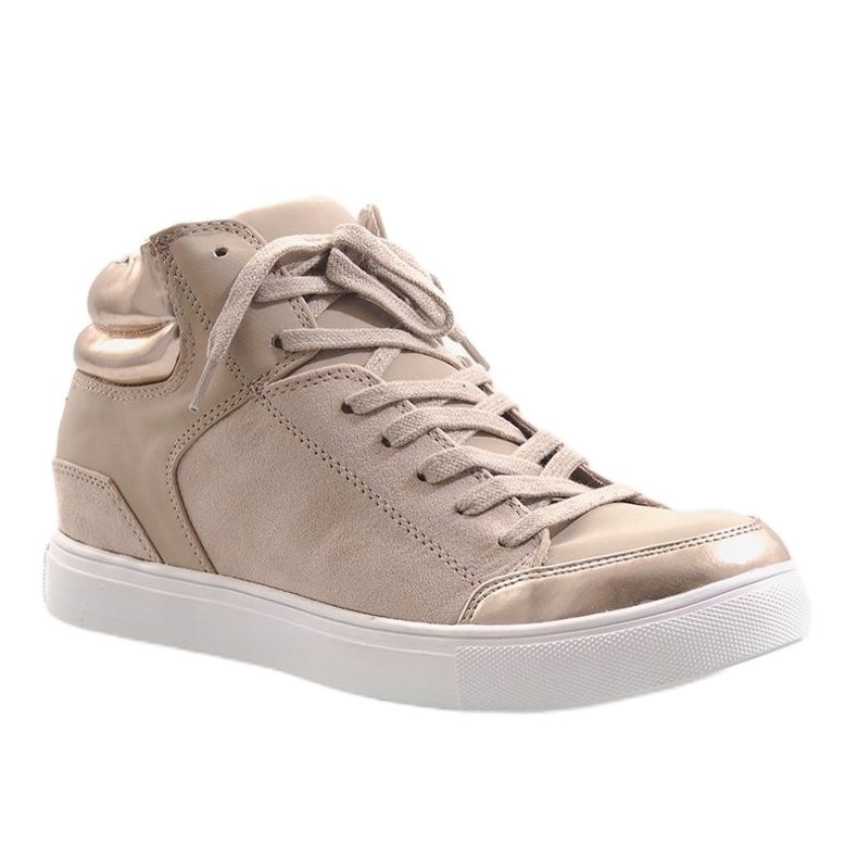 Beige wedge sneakers K323 1