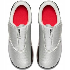 Nike Mercurial Vapor 13 Club Neymar Mg PS (V) Jr AT8164-006 fotbollsskor svart grå 2