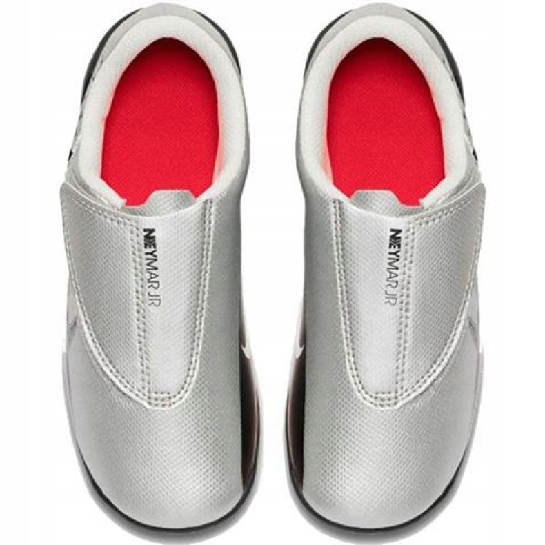 Nike Mercurial Vapor 13 Club Neymar Mg PS (V) Jr AT8164-006 fotbollsskor svart grå 2