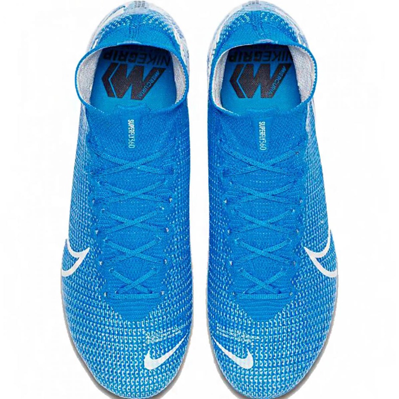 Nike Mercurial Superfly 7 Elite SG-Pro Ac M AT7894-414 fotbollsskor blå blå 1