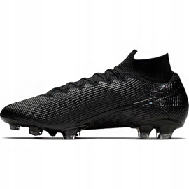 Nike Mercurial Superfly 7 Elite Fg M AQ4174-001 fotbollsskor svart svart 2