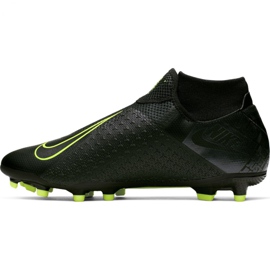 Nike Phantom Vsn Academy Df FG / MG M AO3258-007 fotbollsskor svart svart 1