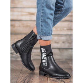 VINCEZA höga stövlar svart 2
