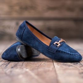 Abloom Mocka herrar med prydnad blå 1