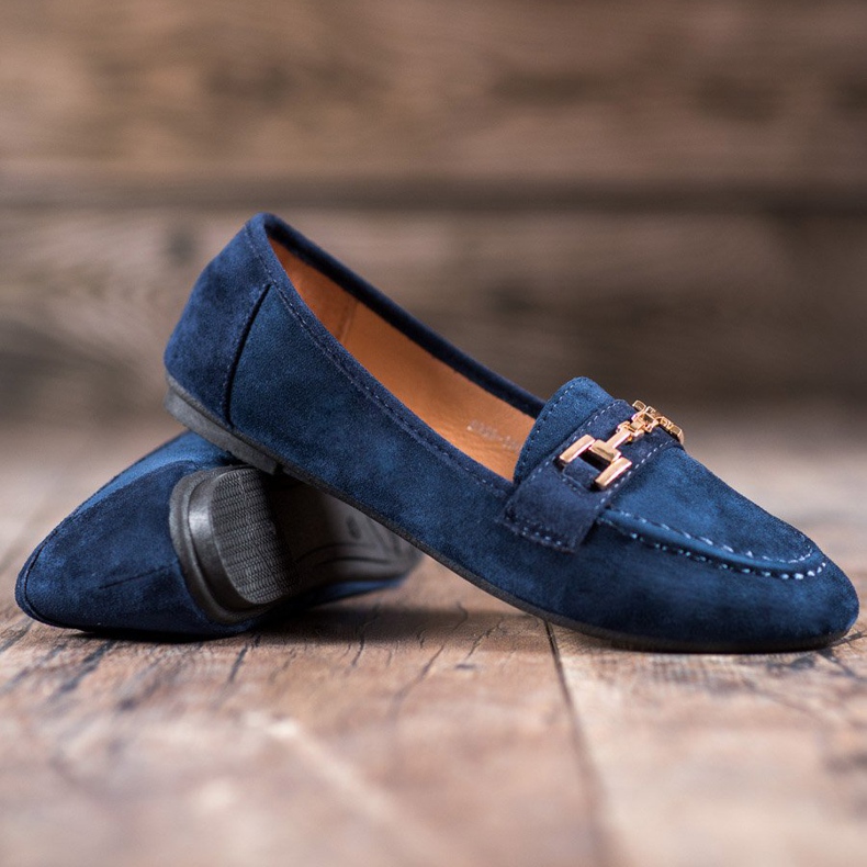 Abloom Mocka herrar med prydnad blå 1