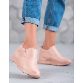 Sport Slip-On skor för kvinnor brun 1