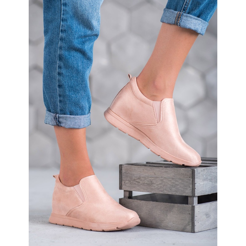 Sport Slip-On skor för kvinnor brun 2