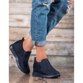 Sport Slip-On skor för kvinnor blå 2