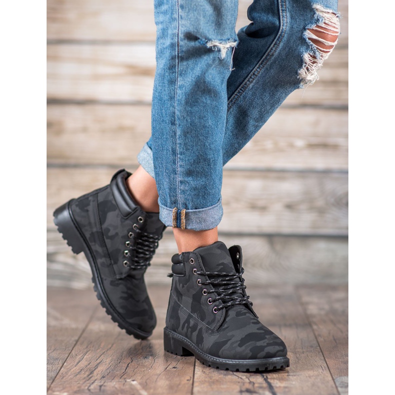 Marquiz Snörtappare Moro svart grå 2