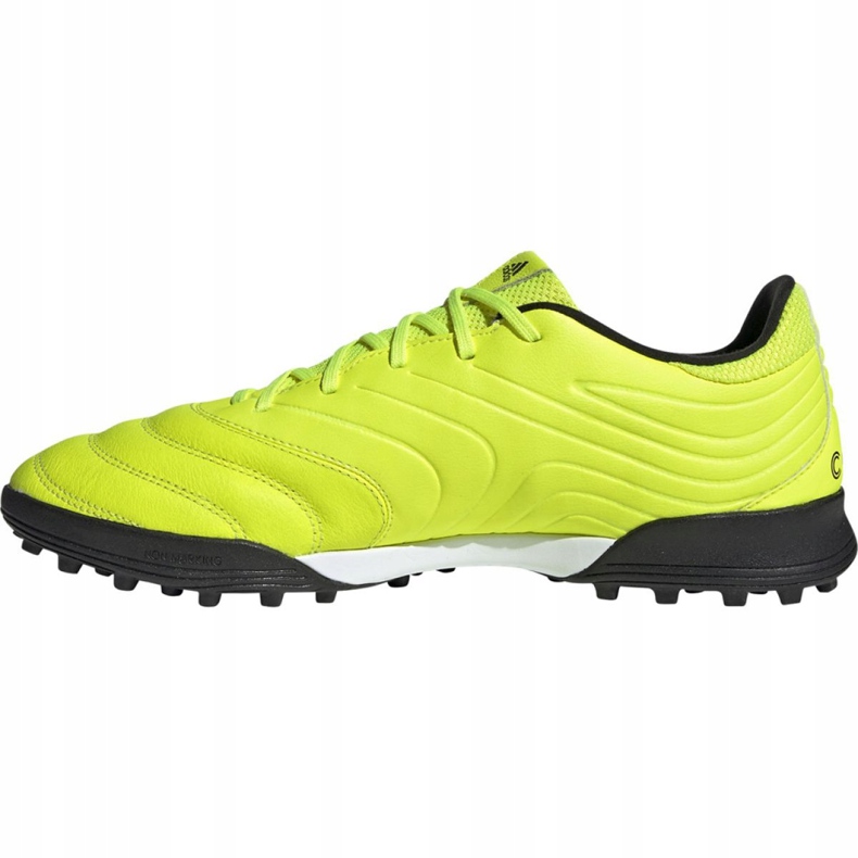 Adidas Copa 19.3 Tf M F35507 fotbollsskor gul gul 1
