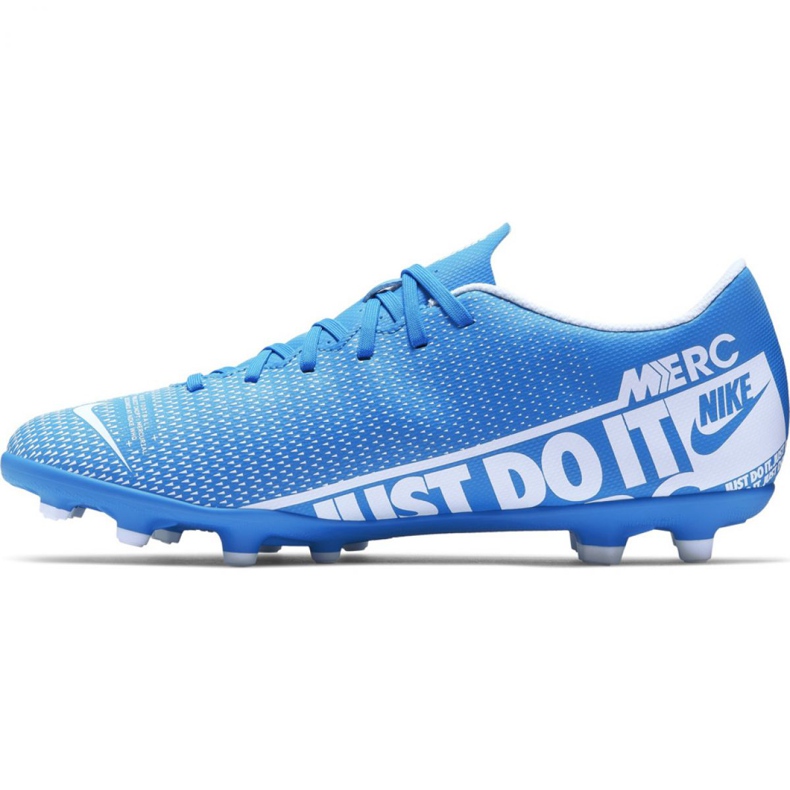 Nike Mercurial Vapor 13 Club FG / MG M AT7968-414 fotbollsskor blå blå 2