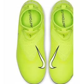 Nike Phantom Vsn Academy Df FG / MG Jr AO3287-717 fotbollsskor gul gul 1