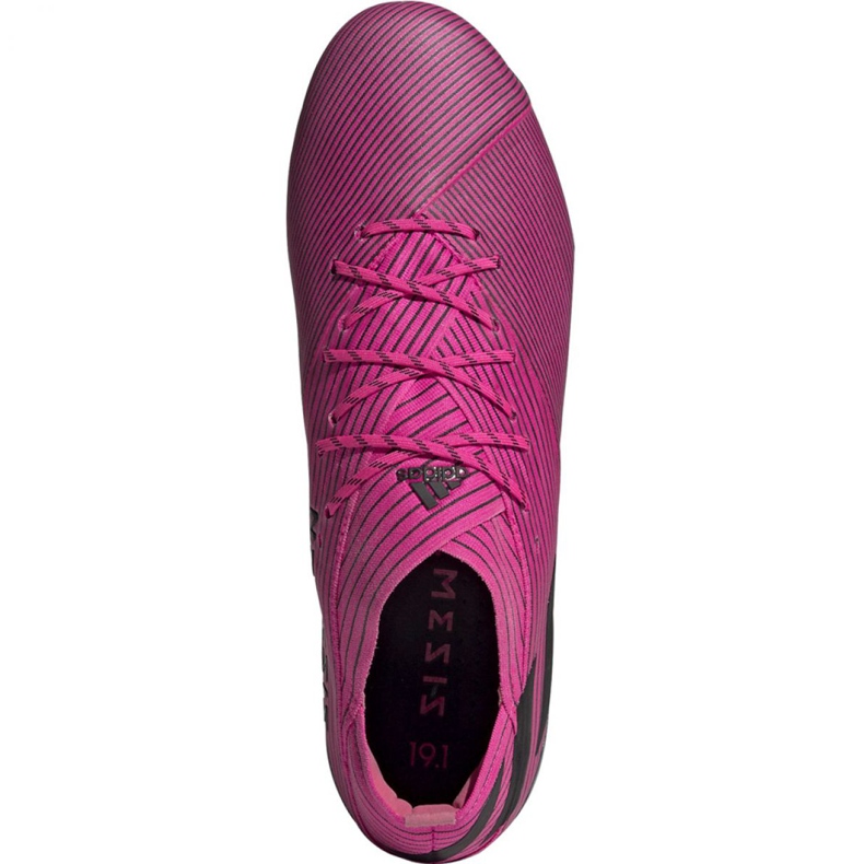 Adidas Nemeziz 19.1 Fg M F34407 fotbollsskor rosa rosa 2