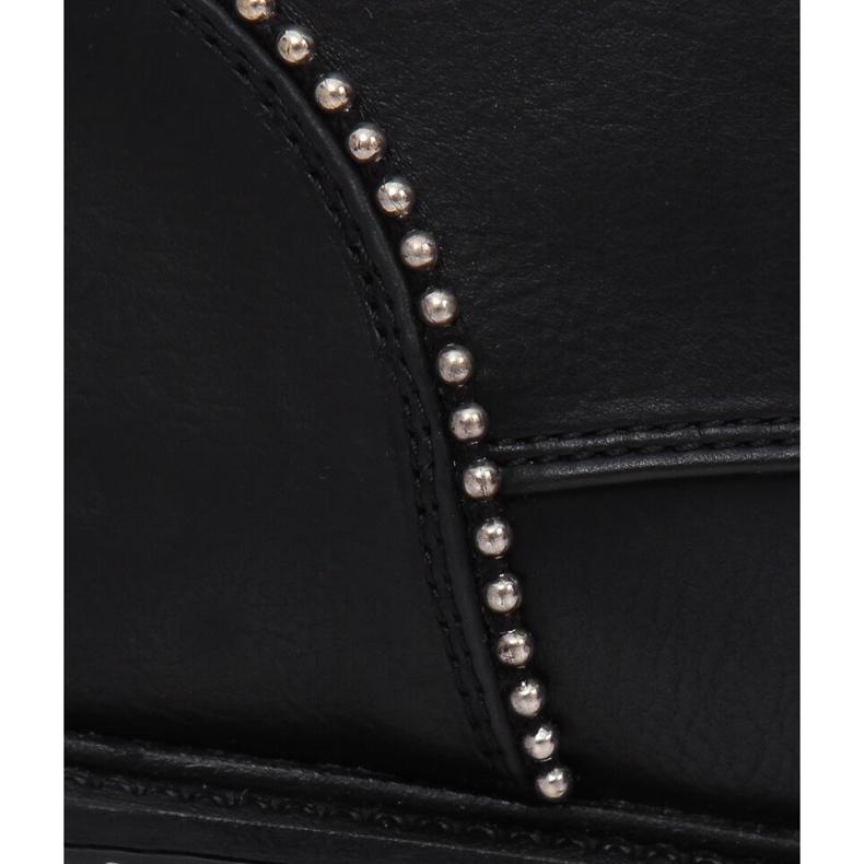 Svarta snörskor för kvinnor C137 Svart 1