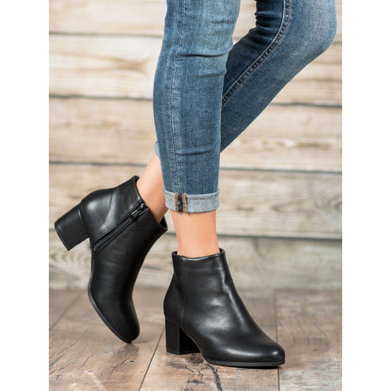 SHELOVET Klassiska ekoläder svart 2