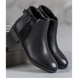 Abloom Flat Heel stövlar svart 1