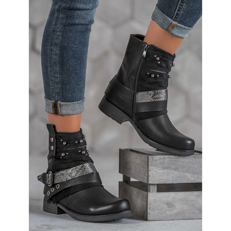 Bestelle Biker stövlar svart 1