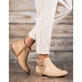 Sixth Sense Stövlar med ekoläder med spänne brun 2