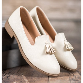 Queentina Herrar med glitter brun 1