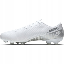 Nike Mercurial Vapor 13 Academy FG / MG M AT5269-100 fotbollsskor vit vit 2