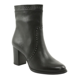 Caprice High Boots med strass, svarta 1