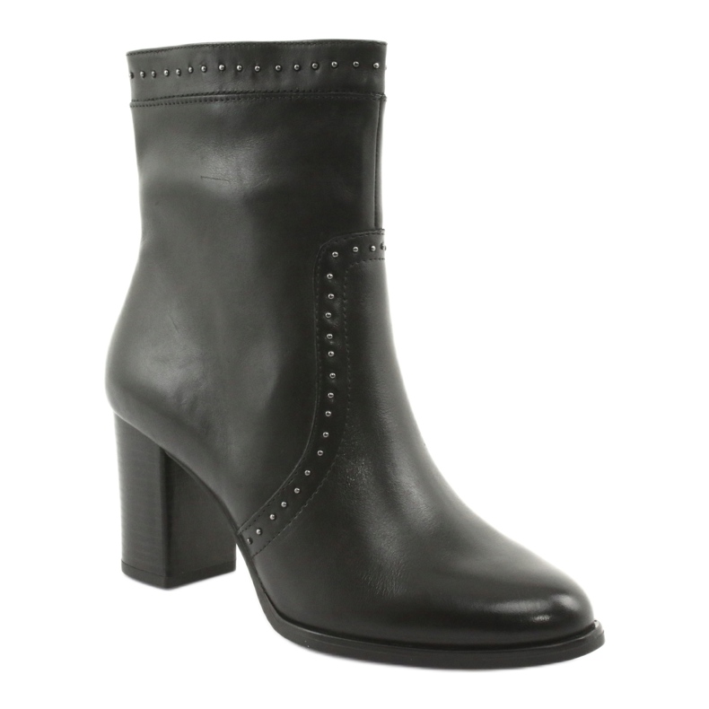 Caprice High Boots med strass, svarta 1