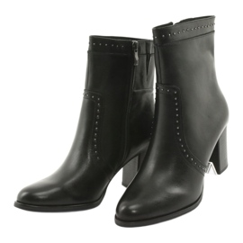 Caprice High Boots med strass, svarta 3