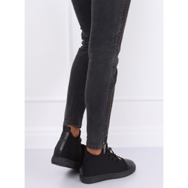 Svarta XY-35 svarta neoprenisolerade sneakers 2