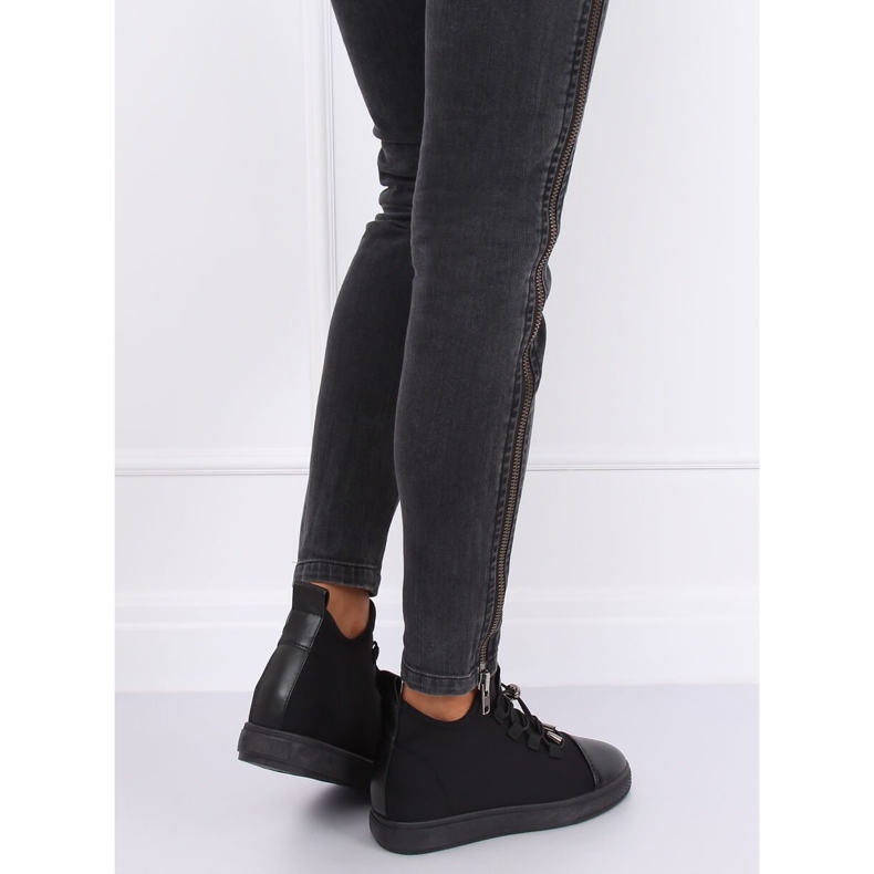 Svarta XY-35 svarta neoprenisolerade sneakers 2