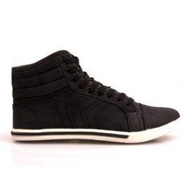 Trendiga High Sneakers 012M Svart 1
